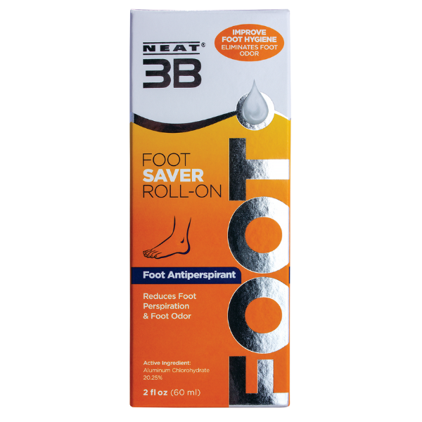 Neat 3B Foot Saver Roll-On Antiperspirant Deodorant to Control Foot Odour