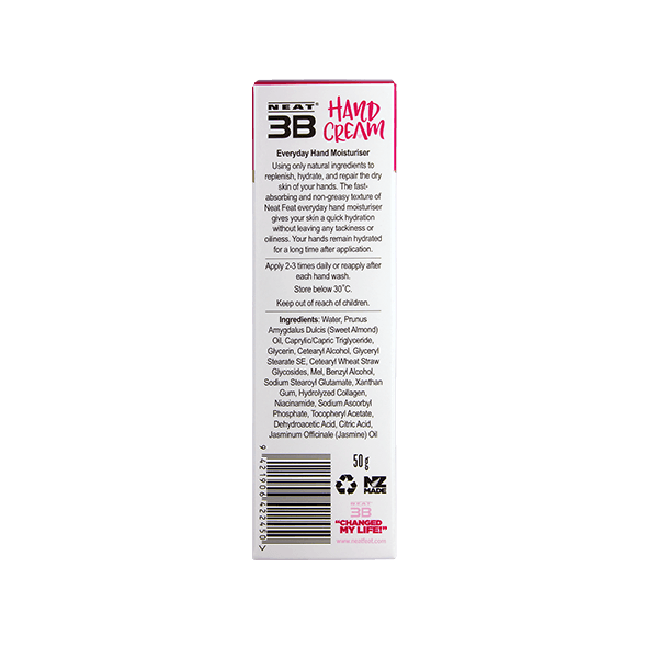 Neat 3B Everyday  Moisturising  Hand Cream 50g For Dry Hands - Neat Feat Foot & Body Care